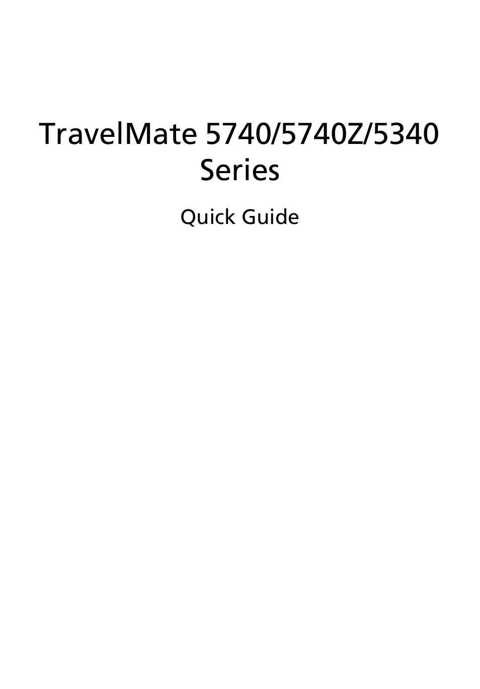 English | Acer TravelMate 5740ZG User Manual | Page 3 / 314