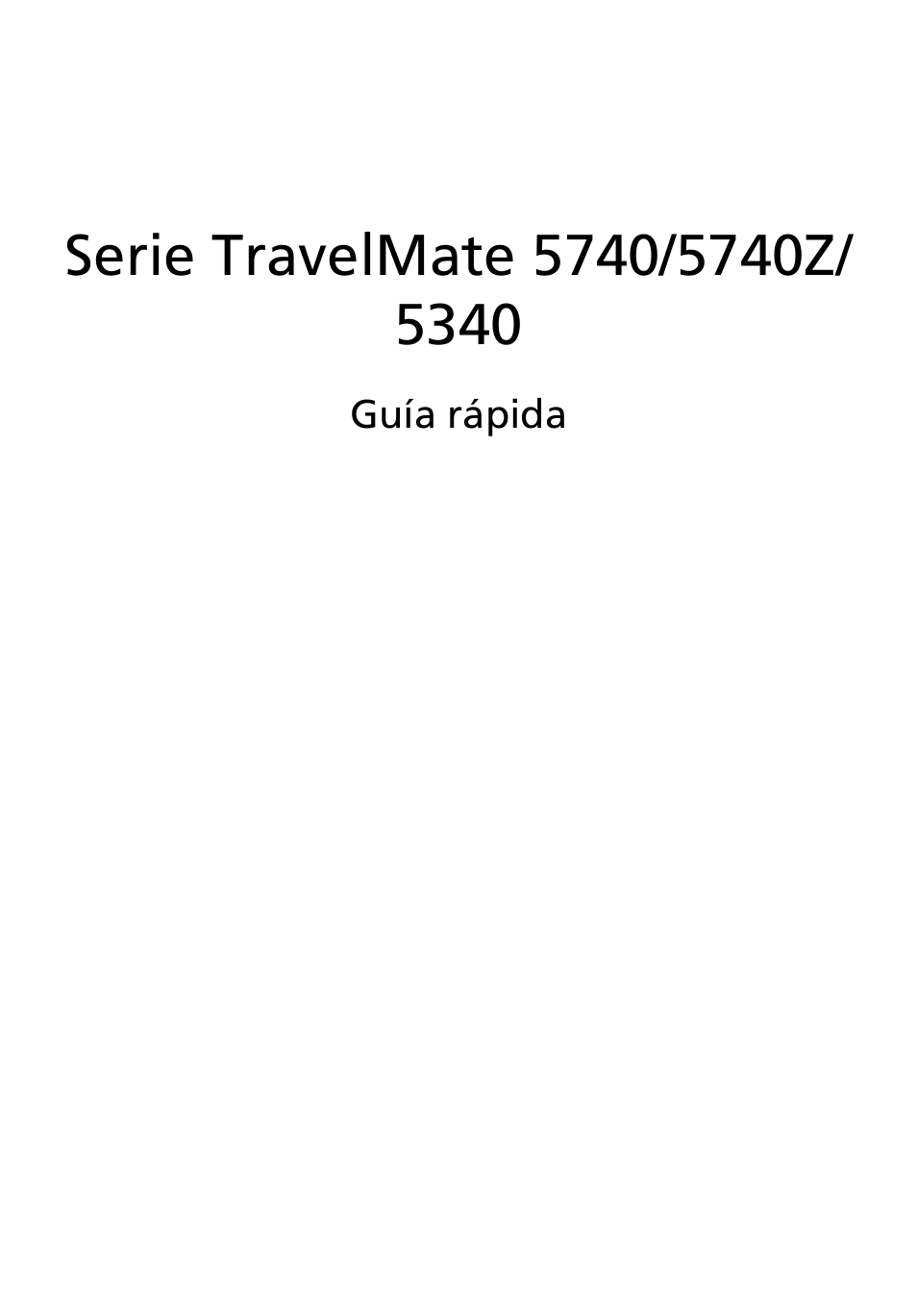 Español | Acer TravelMate 5740ZG User Manual | Page 43 / 314