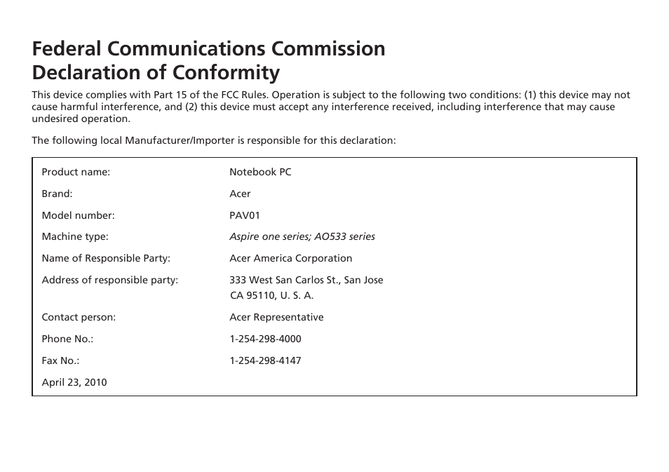 Acer AO533 User Manual | Page 305 / 374
