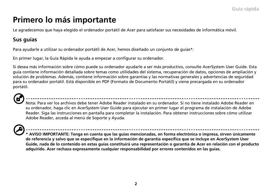 Primero lo más importante | Acer AO533 User Manual | Page 57 / 374
