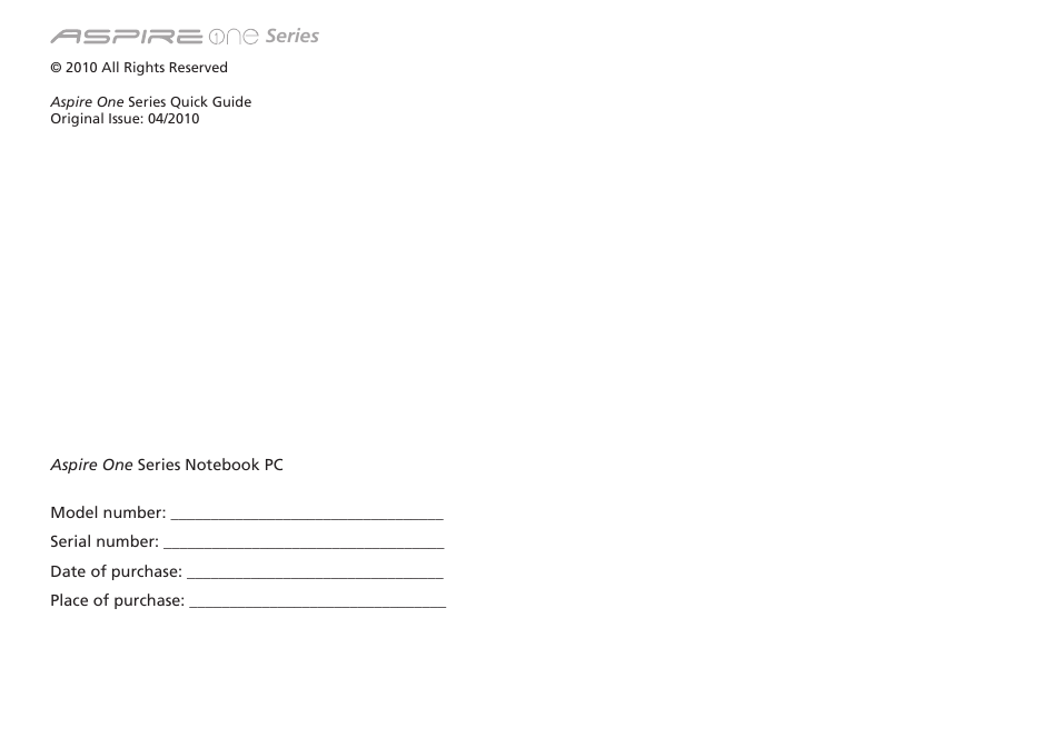 Acer Aspire 1830Z User Manual | Page 4 / 374