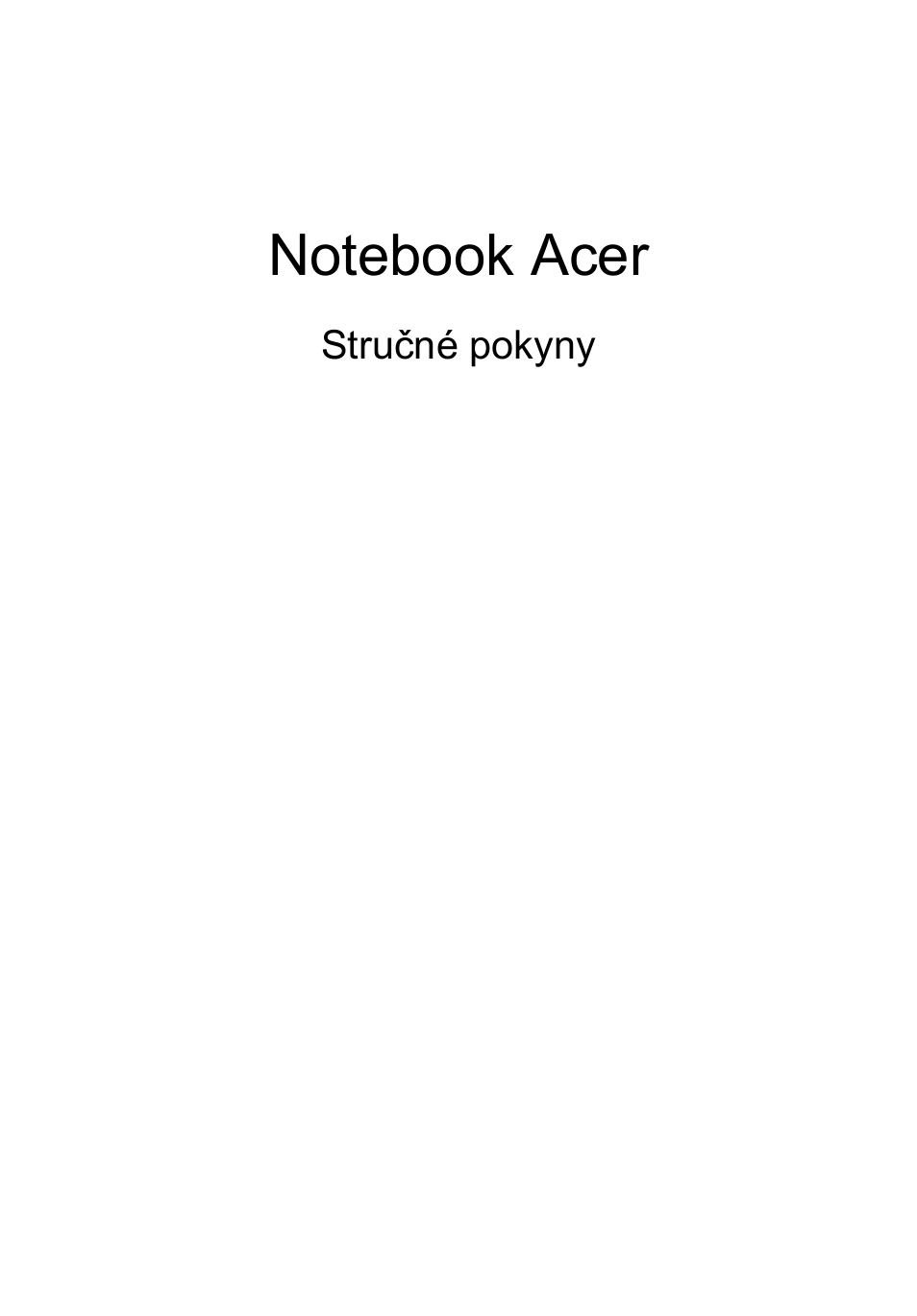 Čeština | Acer Aspire 5943G User Manual | Page 173 / 364