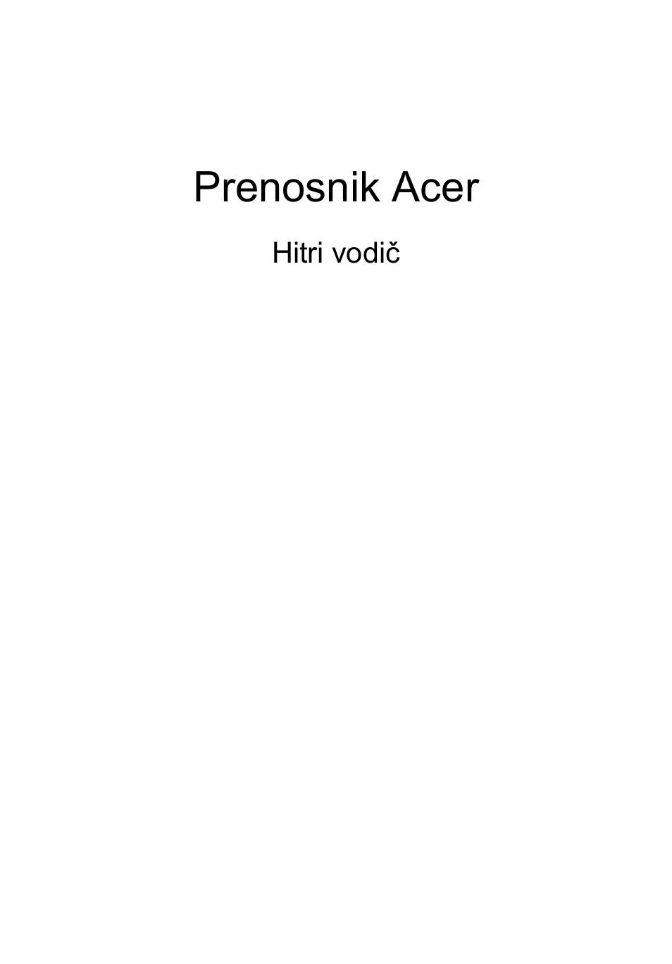 Slovenski, Prenosnik acer | Acer Aspire 5943G User Manual | Page 197 / 364