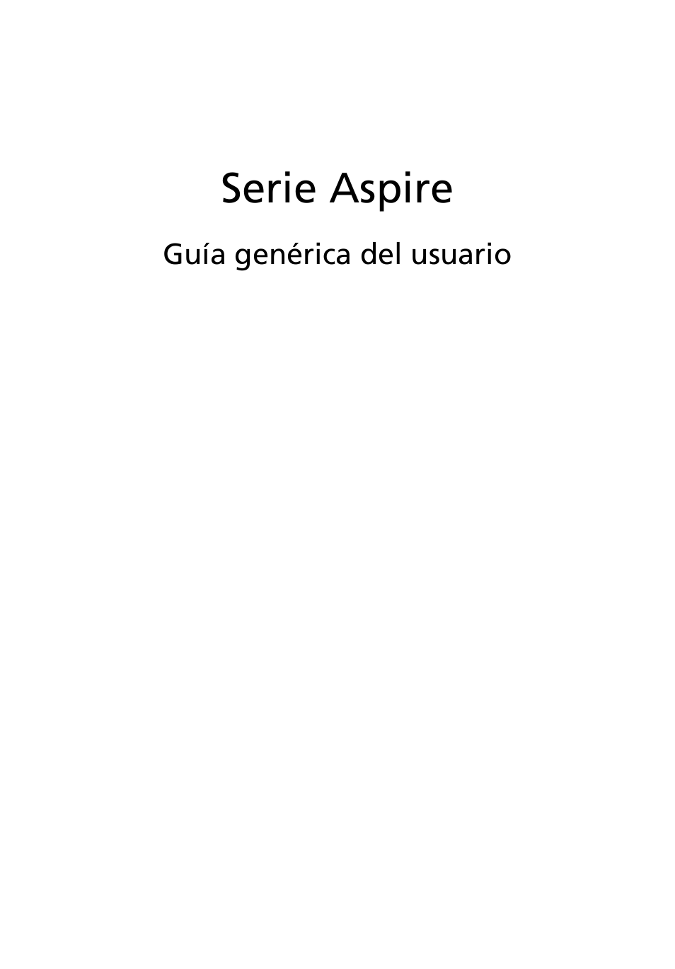 Español, Serie aspire | Acer Aspire 4552G User Manual | Page 295 / 2206