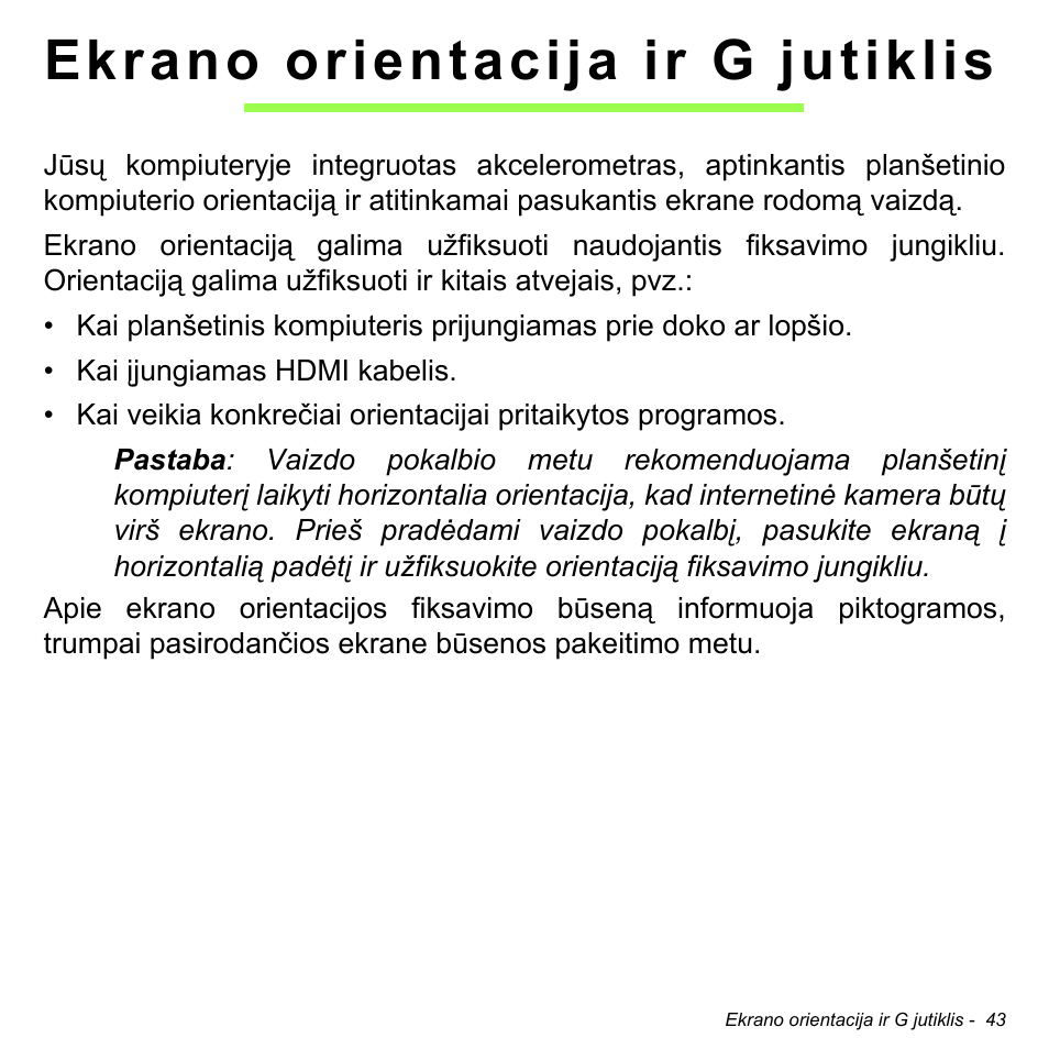 Ekrano orientacija ir g jutiklis | Acer W511P User Manual | Page 2165 / 2860