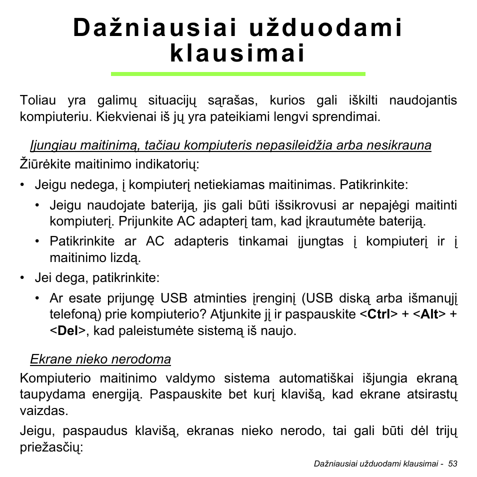 Dažniausiai užduodami klausimai | Acer W511P User Manual | Page 2175 / 2860