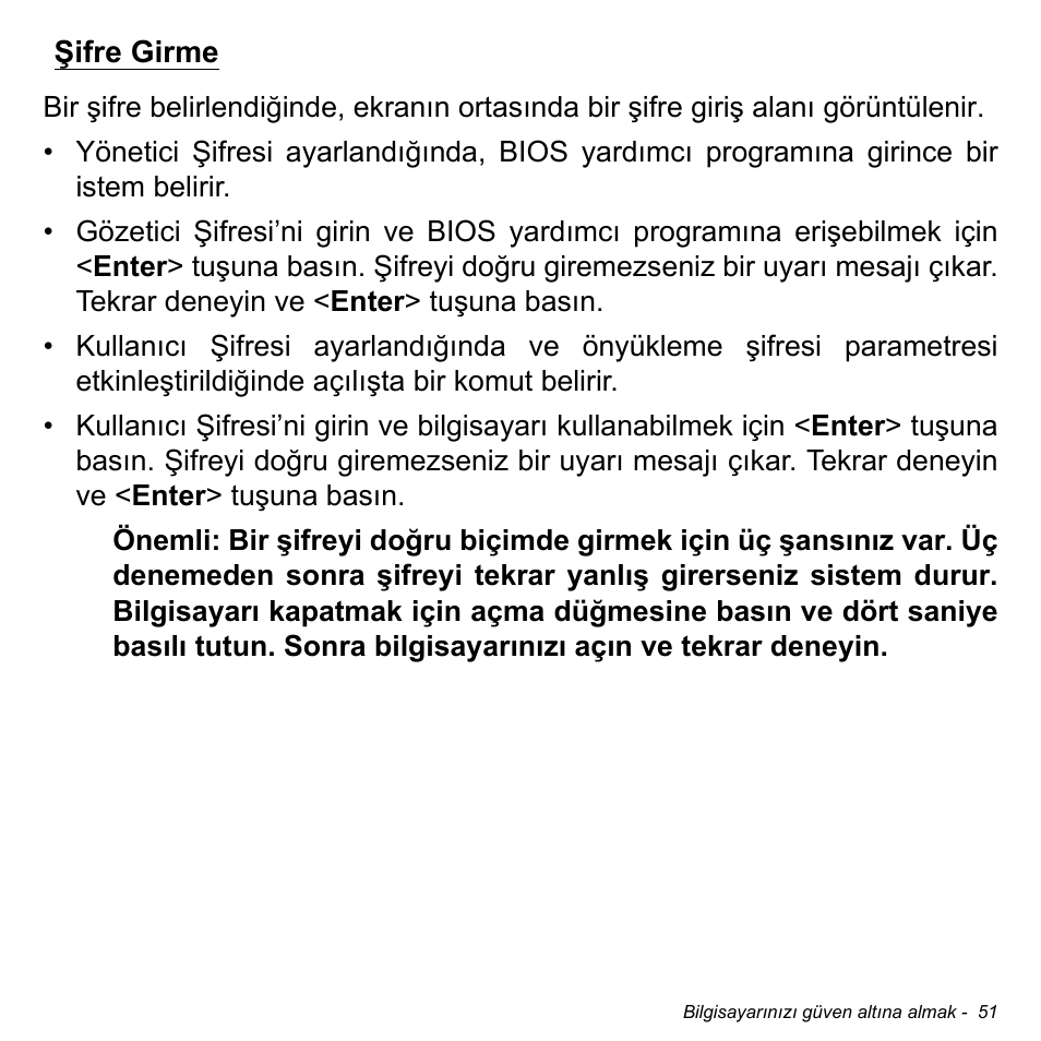 Şifre girme | Acer W511P User Manual | Page 2373 / 2860