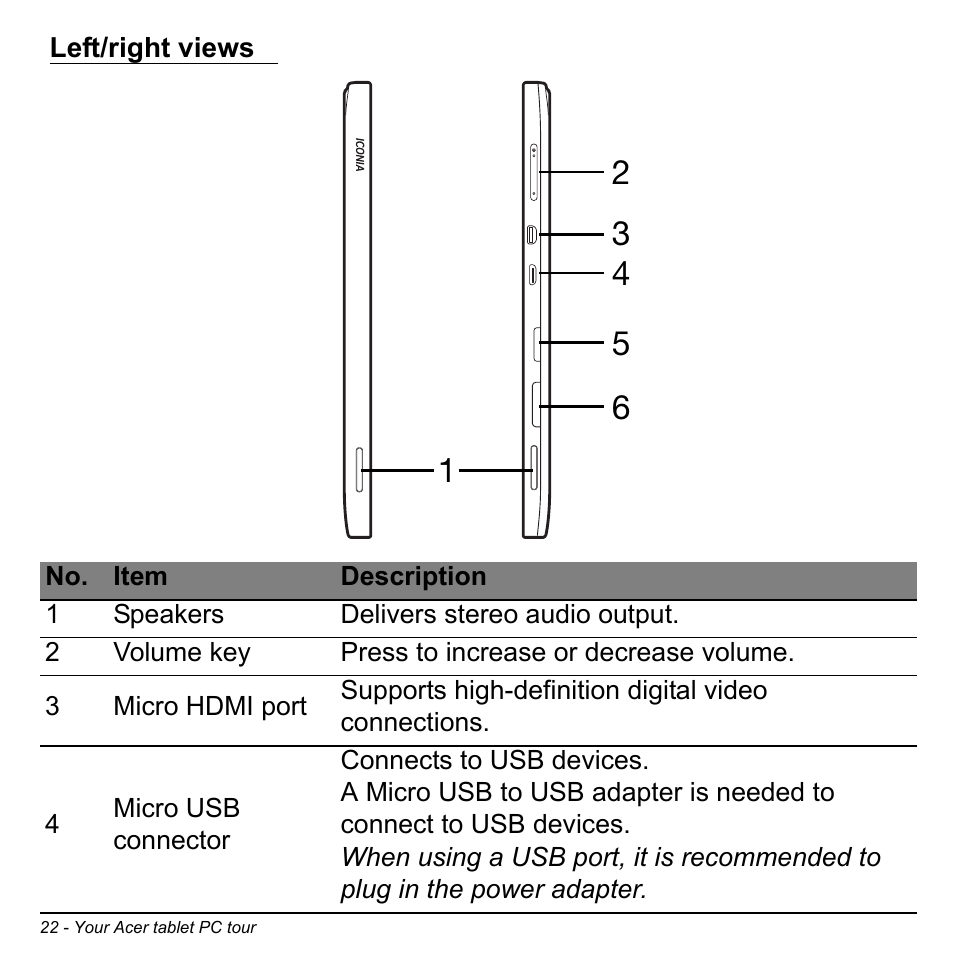 Left/right views | Acer W511P User Manual | Page 24 / 2860