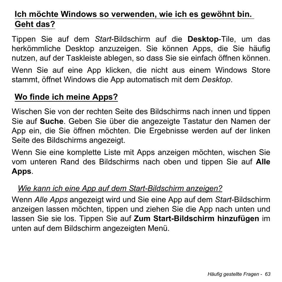 Wo finde ich meine apps | Acer W511P User Manual | Page 255 / 2860