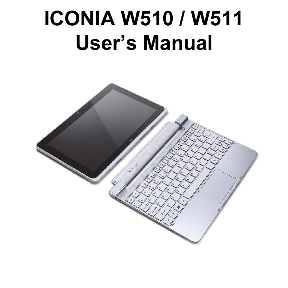 English | Acer W511P User Manual | Page 3 / 2860