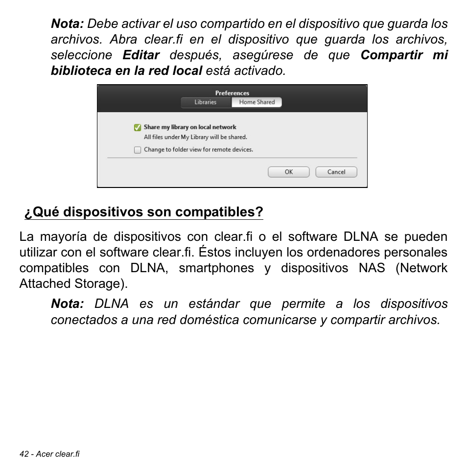 Qué dispositivos son compatibles | Acer W511P User Manual | Page 434 / 2860