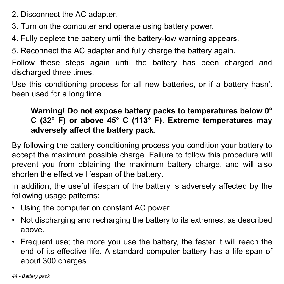 Acer W511P User Manual | Page 46 / 2860