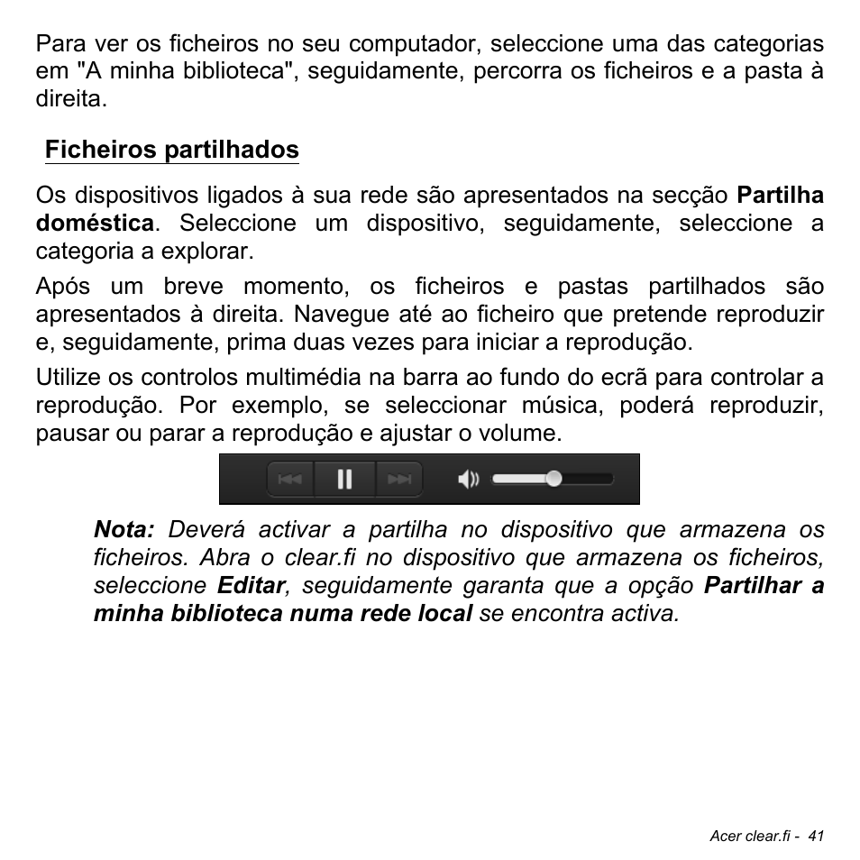 Ficheiros partilhados | Acer W511P User Manual | Page 533 / 2860