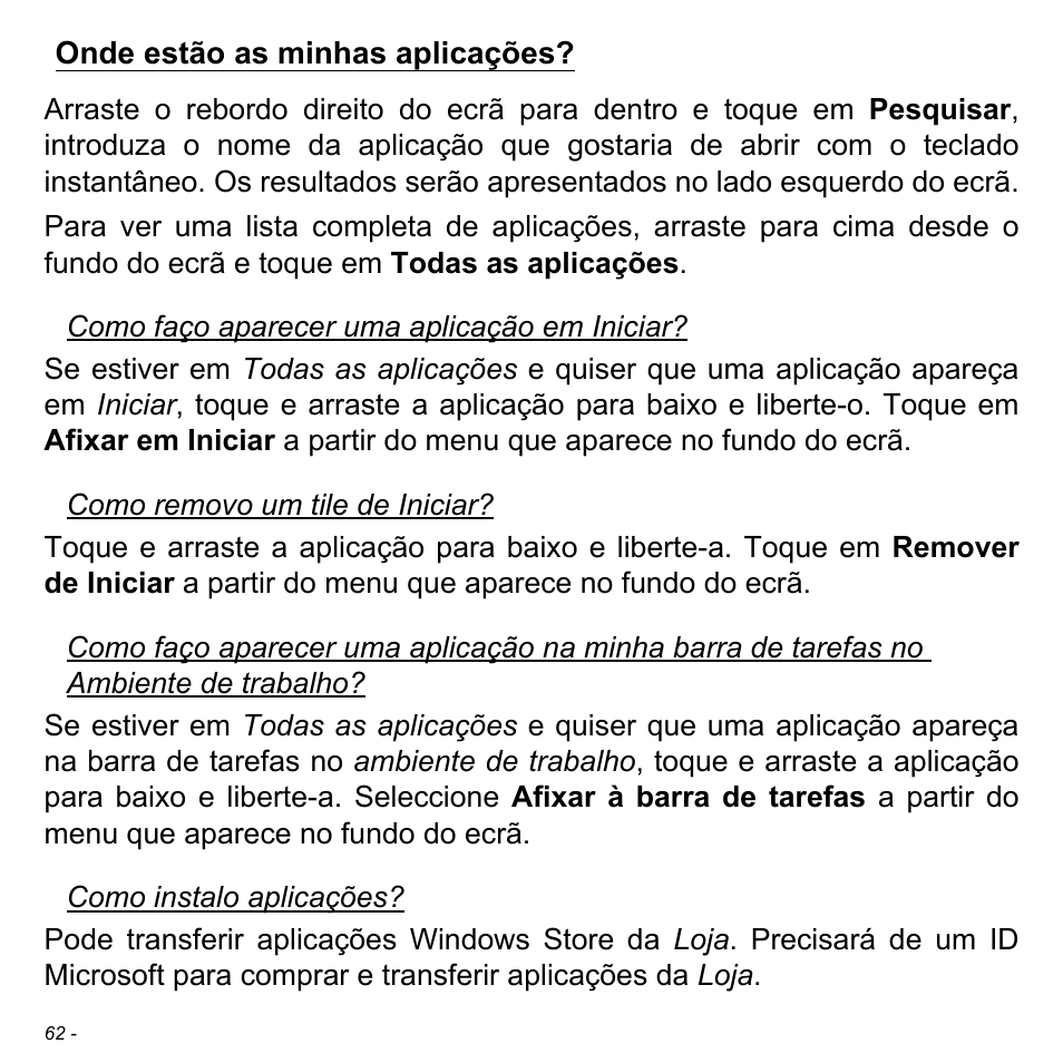 Onde estão as minhas aplicações | Acer W511P User Manual | Page 554 / 2860