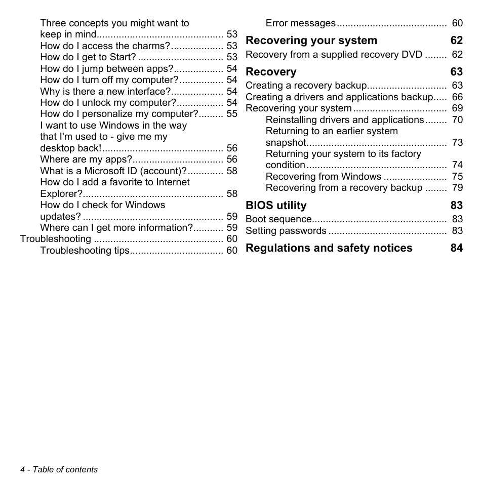 Acer W511P User Manual | Page 6 / 2860