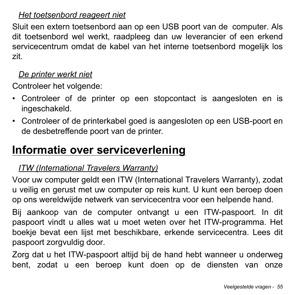 Informatie over serviceverlening | Acer W511P User Manual | Page 645 / 2860