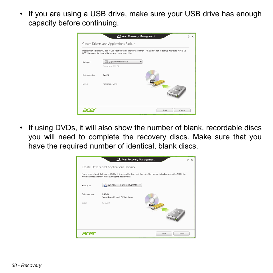 Acer W511P User Manual | Page 70 / 2860