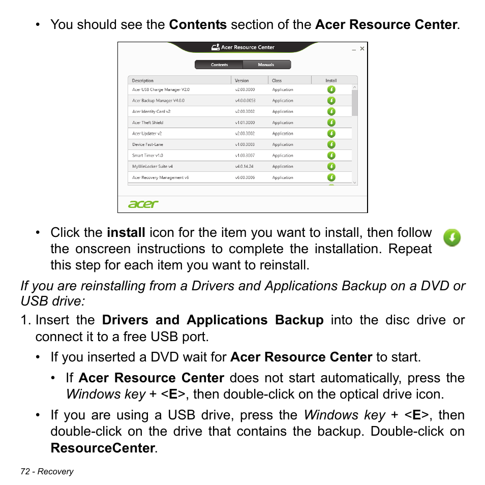 Acer W511P User Manual | Page 74 / 2860