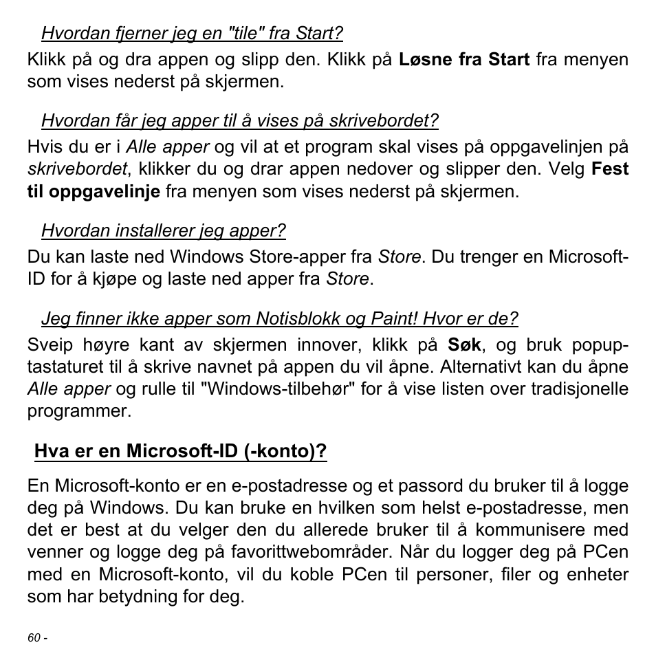 Hva er en microsoft-id (-konto) | Acer W511P User Manual | Page 746 / 2860