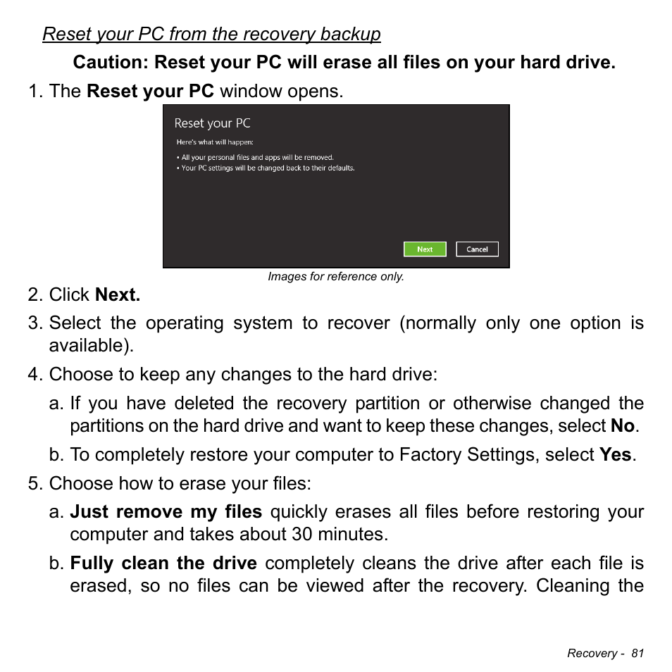 Acer W511P User Manual | Page 83 / 2860