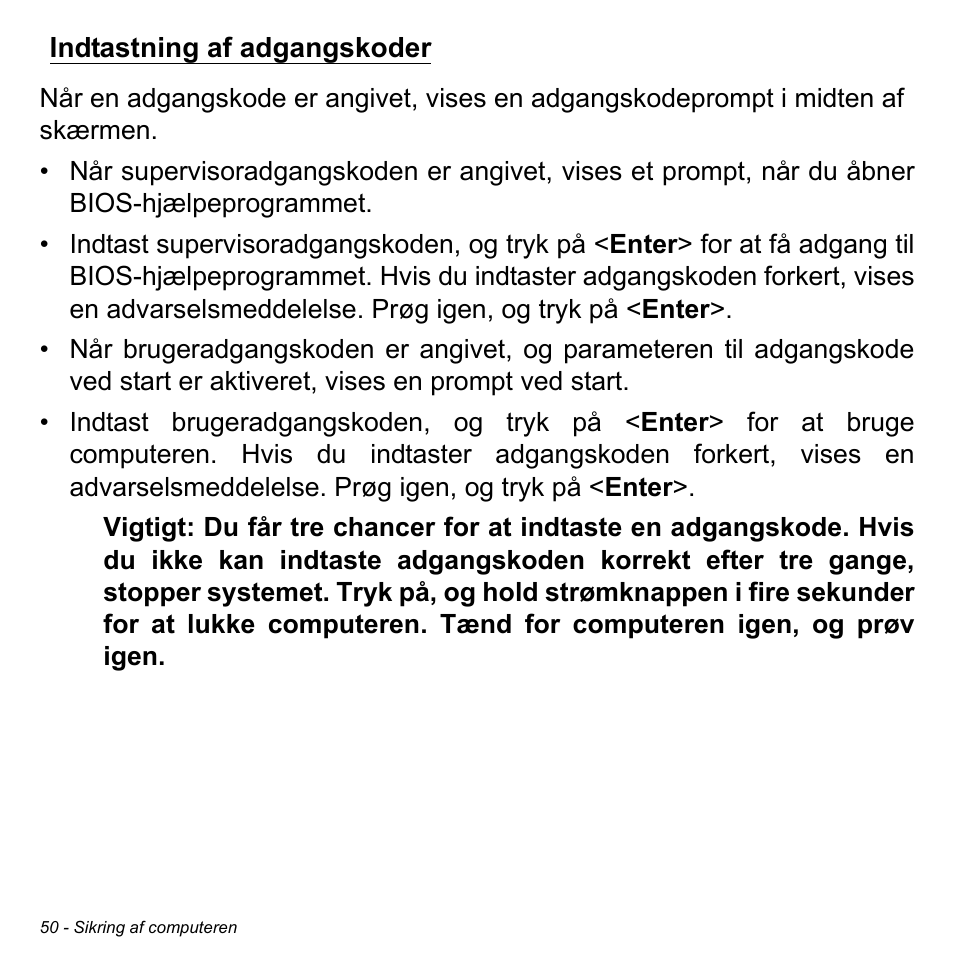 Indtastning af adgangskoder | Acer W511P User Manual | Page 830 / 2860