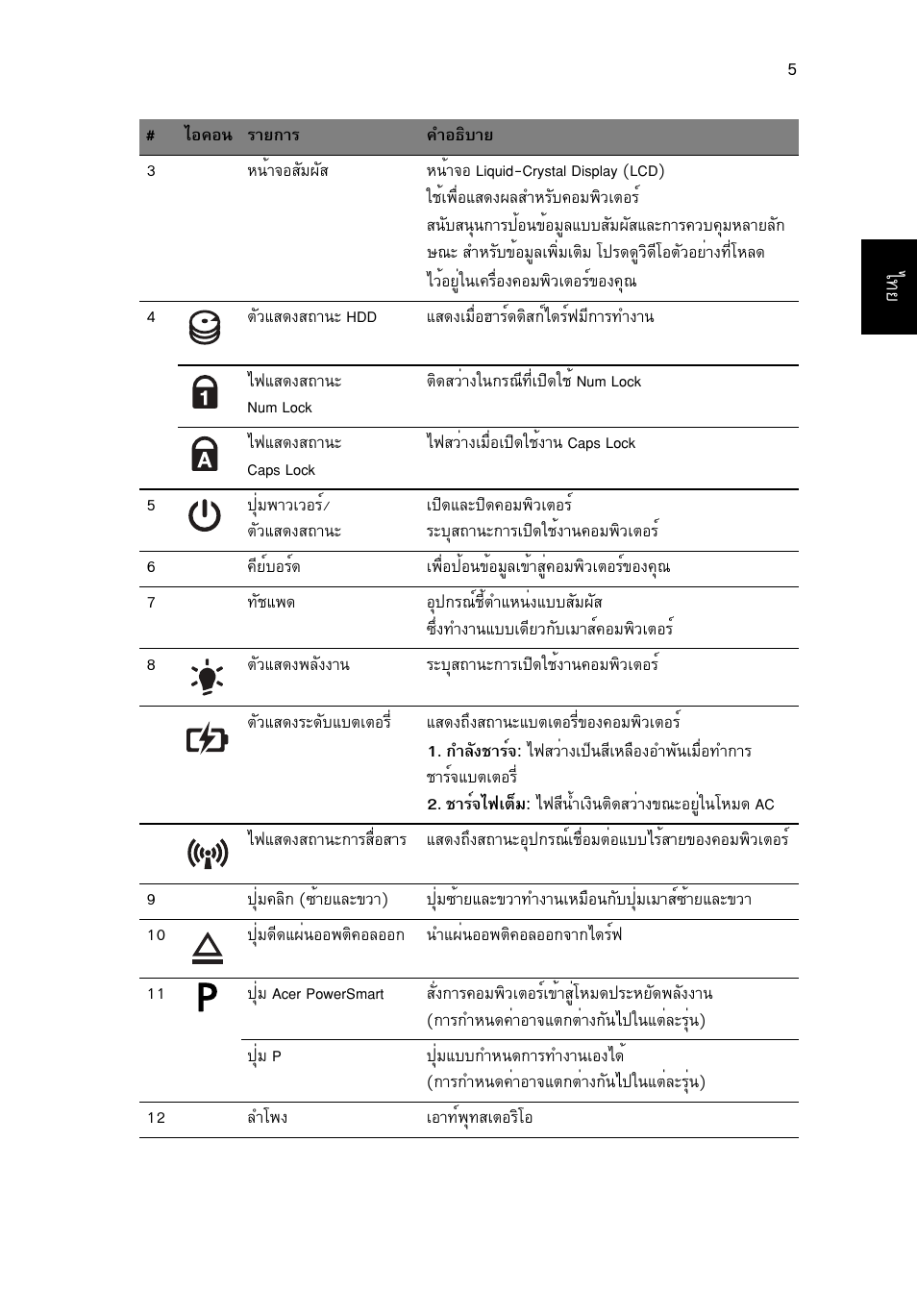 Acer Aspire 5745PG User Manual | Page 313 / 318