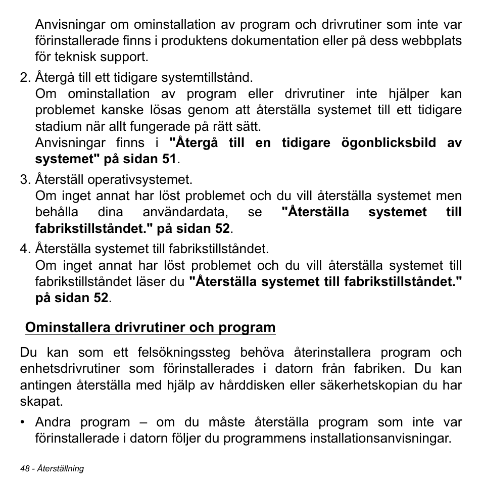 Ominstallera drivrutiner och program | Acer Aspire V5-471PG User Manual | Page 1110 / 3492