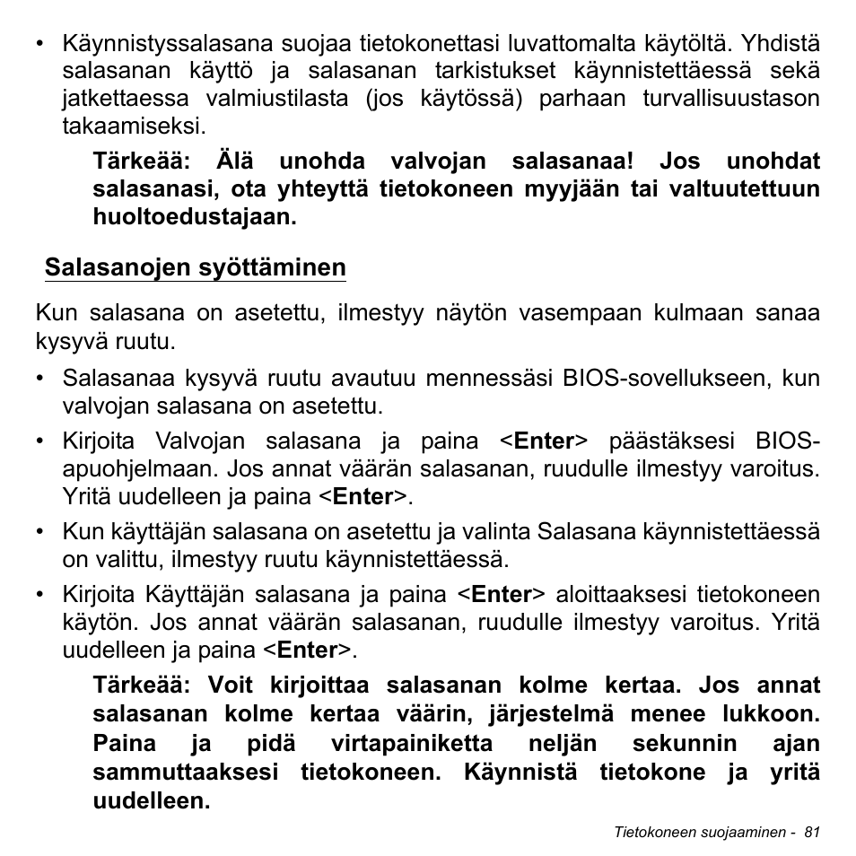 Salasanojen syöttäminen | Acer Aspire V5-471PG User Manual | Page 1253 / 3492