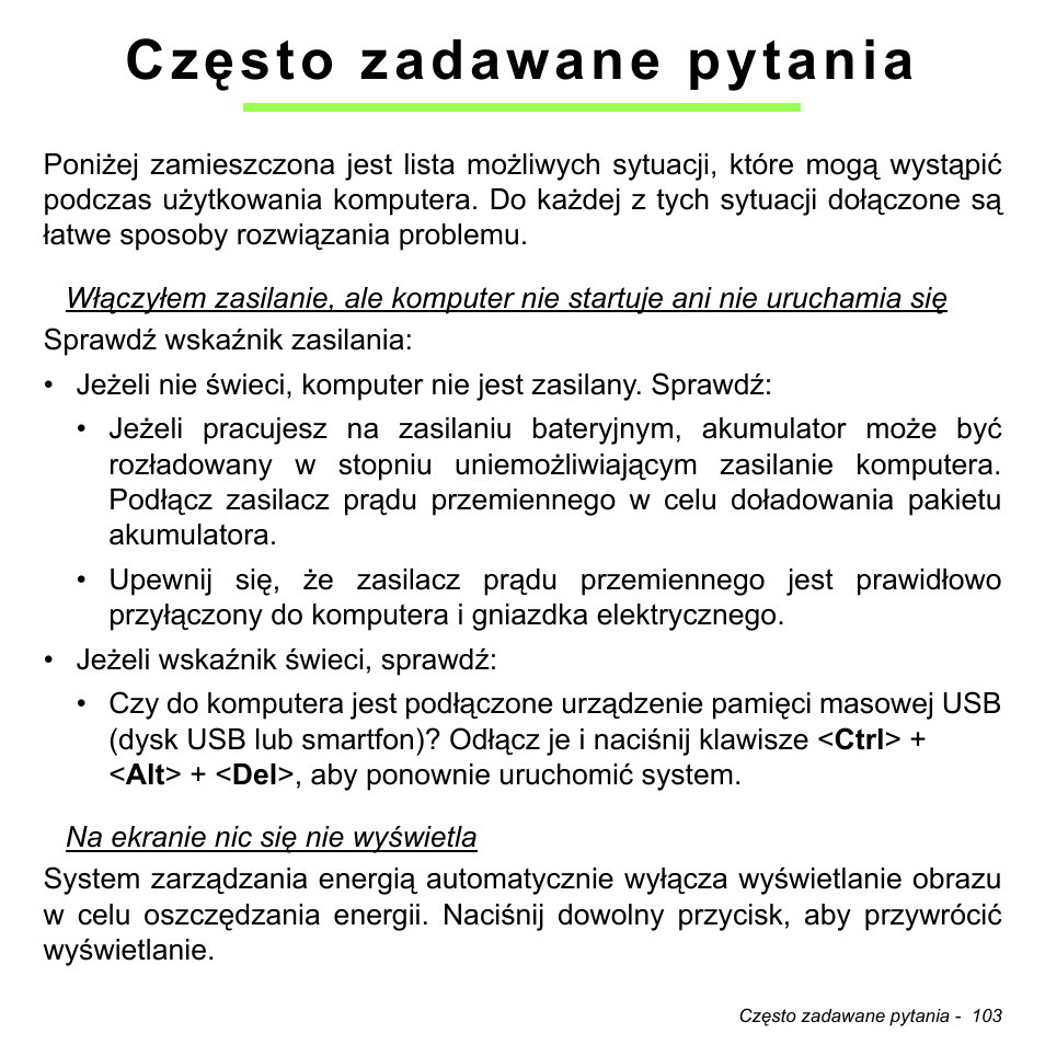 Często zadawane pytania | Acer Aspire V5-471PG User Manual | Page 1521 / 3492