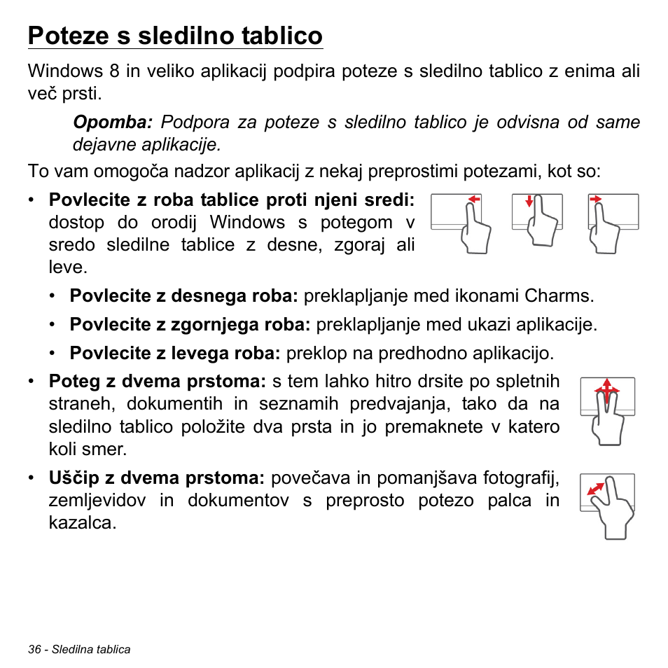 Poteze s sledilno tablico | Acer Aspire V5-471PG User Manual | Page 1932 / 3492