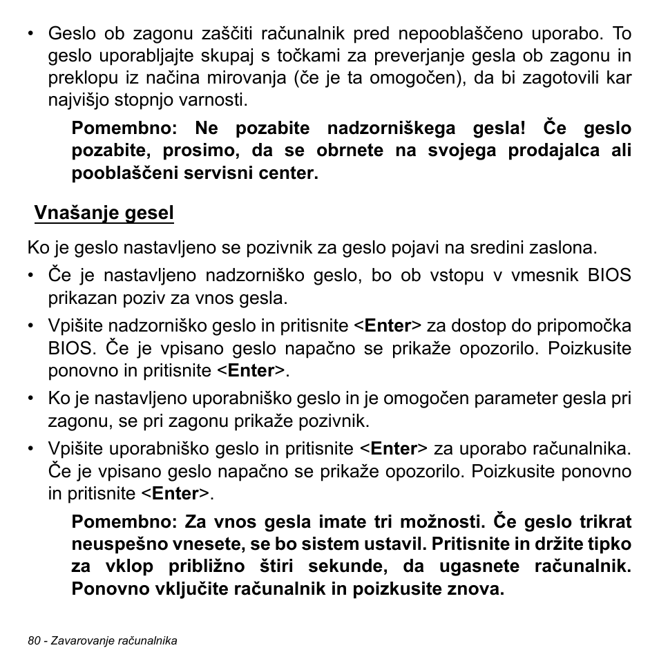 Vnašanje gesel | Acer Aspire V5-471PG User Manual | Page 1976 / 3492