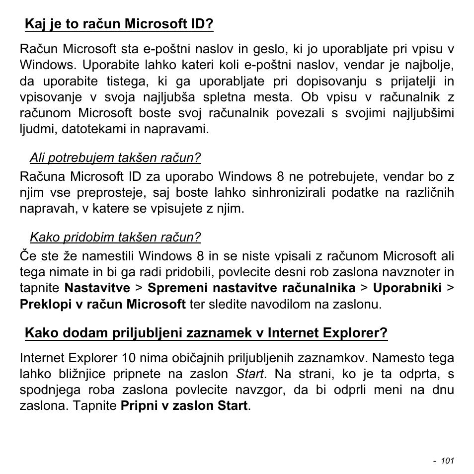 Kaj je to račun microsoft id | Acer Aspire V5-471PG User Manual | Page 1997 / 3492