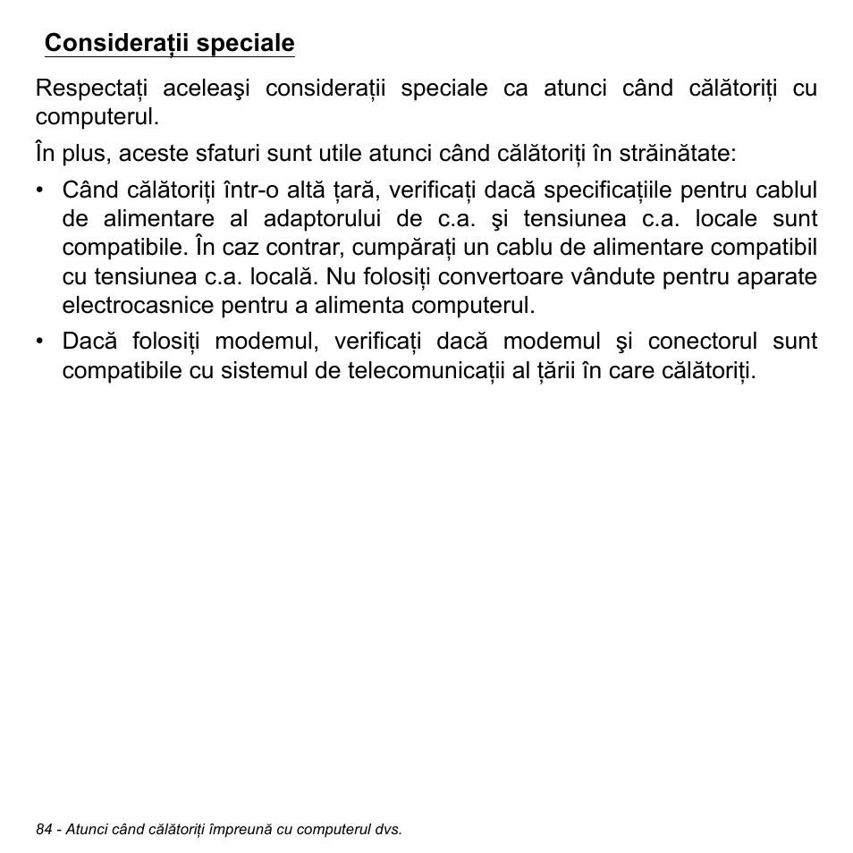 Consideraţii speciale | Acer Aspire V5-471PG User Manual | Page 2210 / 3492