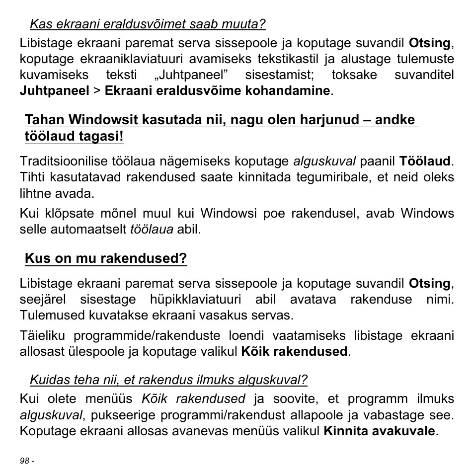 Kus on mu rakendused | Acer Aspire V5-471PG User Manual | Page 2468 / 3492