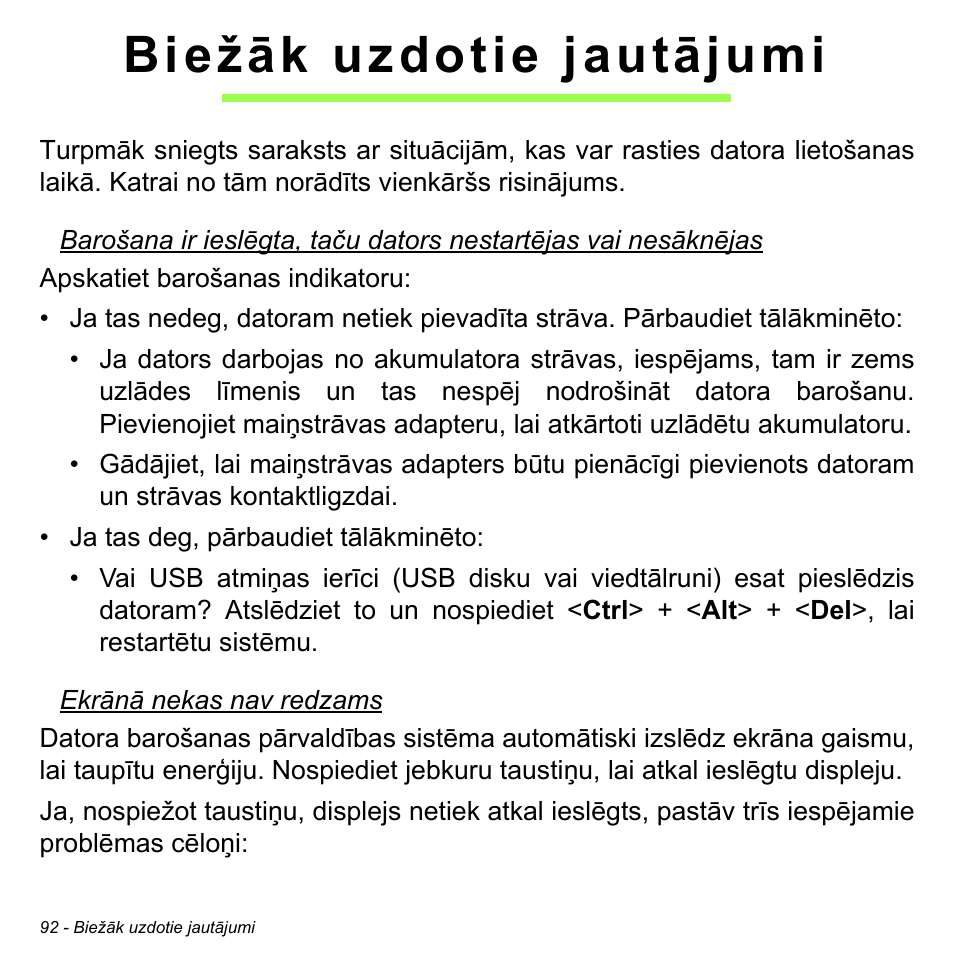 Biežāk uzdotie jautājumi | Acer Aspire V5-471PG User Manual | Page 2574 / 3492