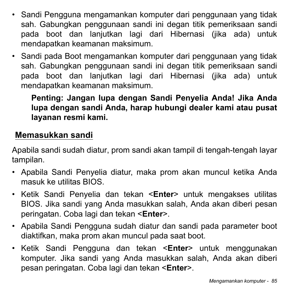 Memasukkan sandi | Acer Aspire V5-471PG User Manual | Page 3343 / 3492