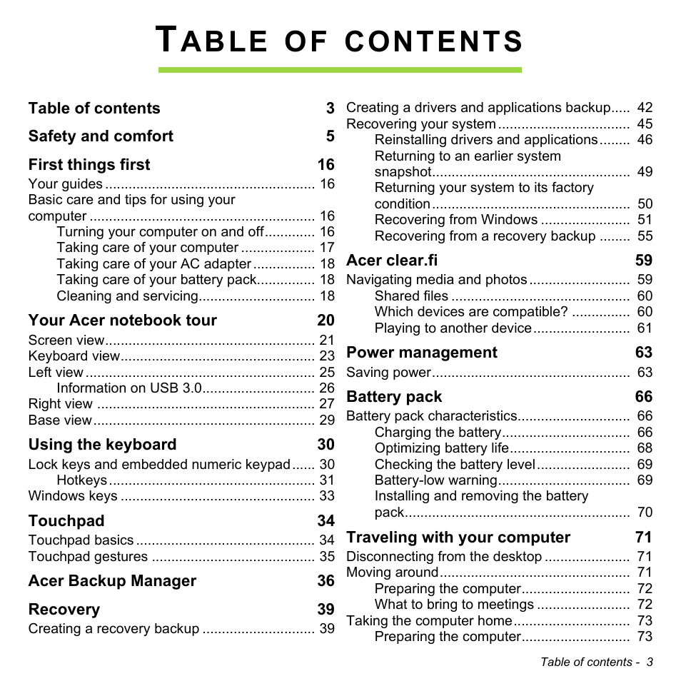 Acer Aspire V5-471PG User Manual | Page 5 / 3492
