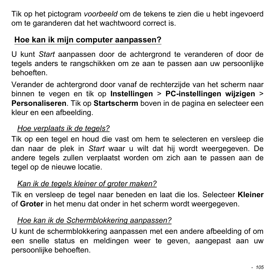 Hoe kan ik mijn computer aanpassen | Acer Aspire V5-471PG User Manual | Page 825 / 3492