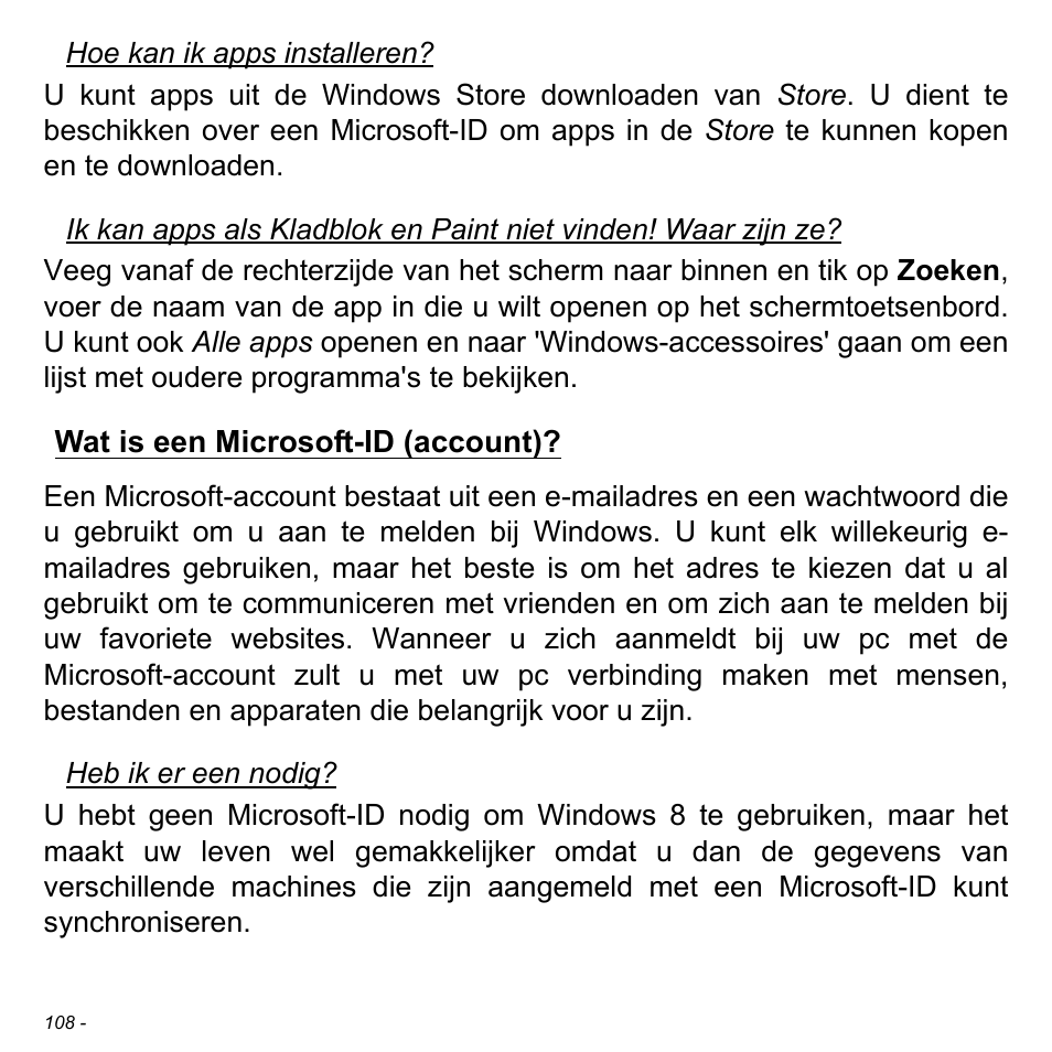 Wat is een microsoft-id (account) | Acer Aspire V5-471PG User Manual | Page 828 / 3492