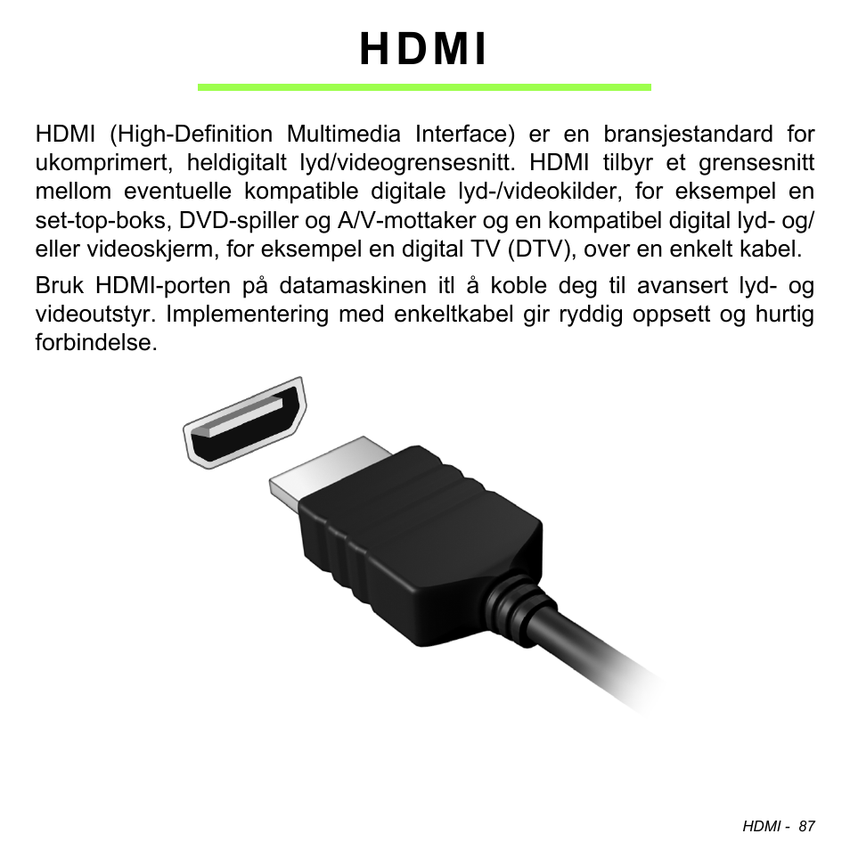 Hdmi | Acer Aspire V5-471PG User Manual | Page 927 / 3492