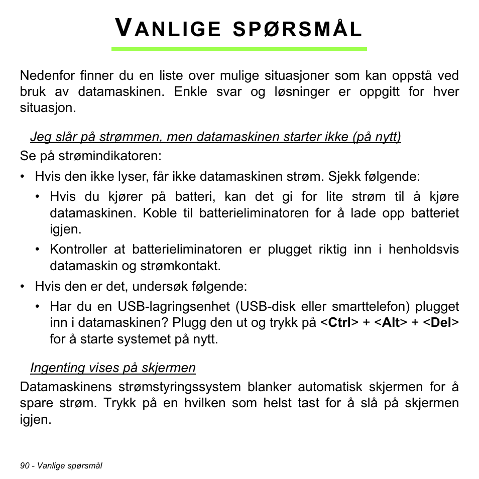 Vanlige spørsmål, Anlige, Spørsmål | Acer Aspire V5-471PG User Manual | Page 930 / 3492