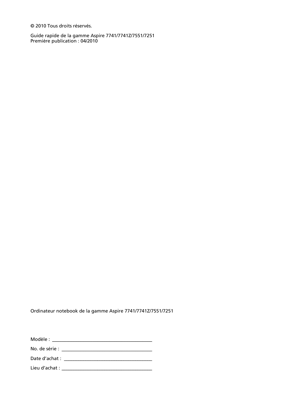 Acer Aspire 7551G User Manual | Page 14 / 314
