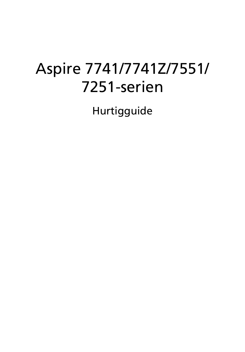 Norsk | Acer Aspire 7551G User Manual | Page 75 / 314