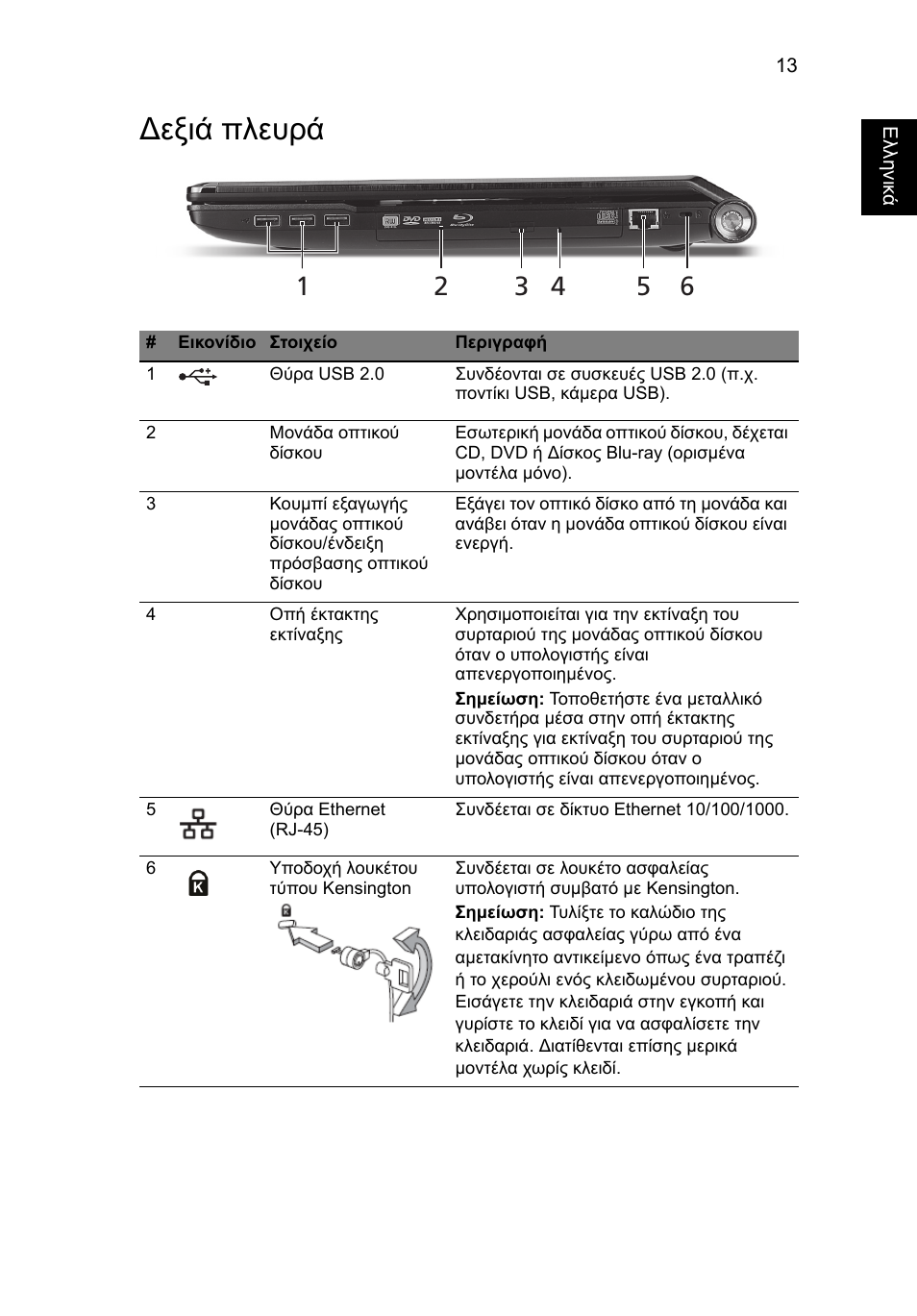 Εξιά πλευρά | Acer Aspire 8951G User Manual | Page 343 / 440