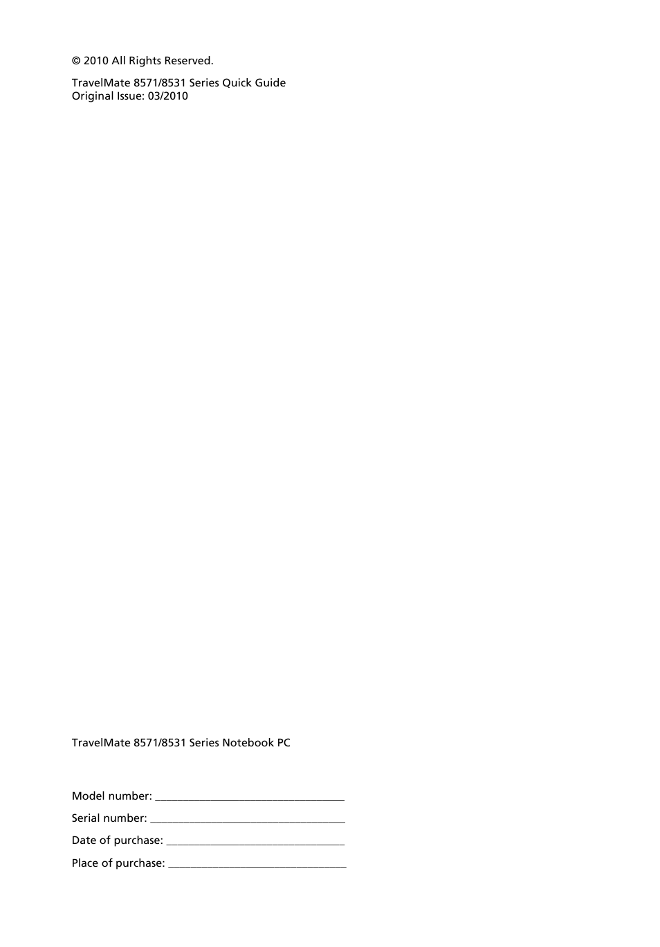 Acer TravelMate 8571G User Manual | Page 4 / 340