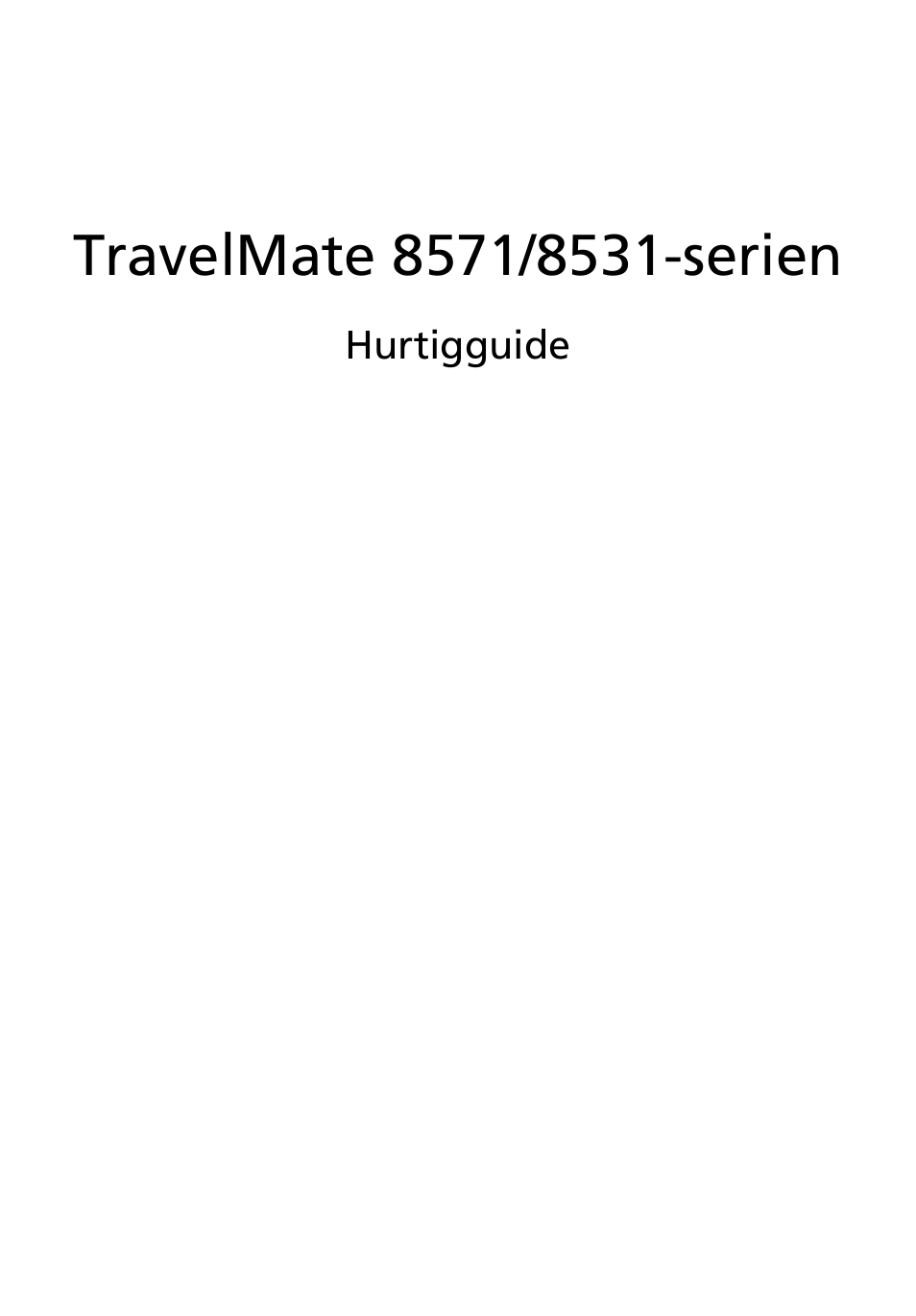 Norsk | Acer TravelMate 8571G User Manual | Page 89 / 340