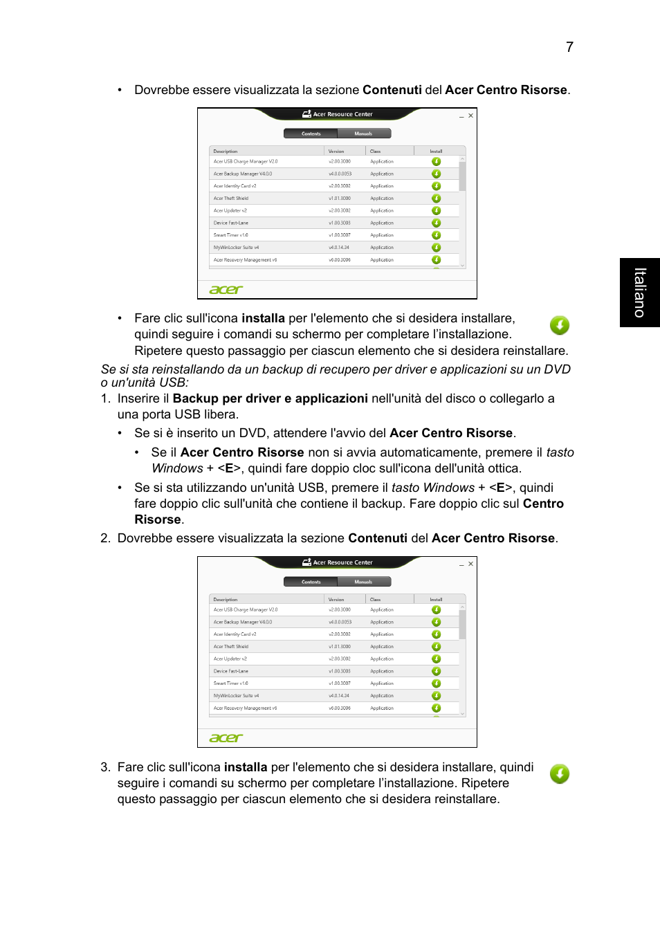 Italiano | Acer AO756 User Manual | Page 227 / 1836