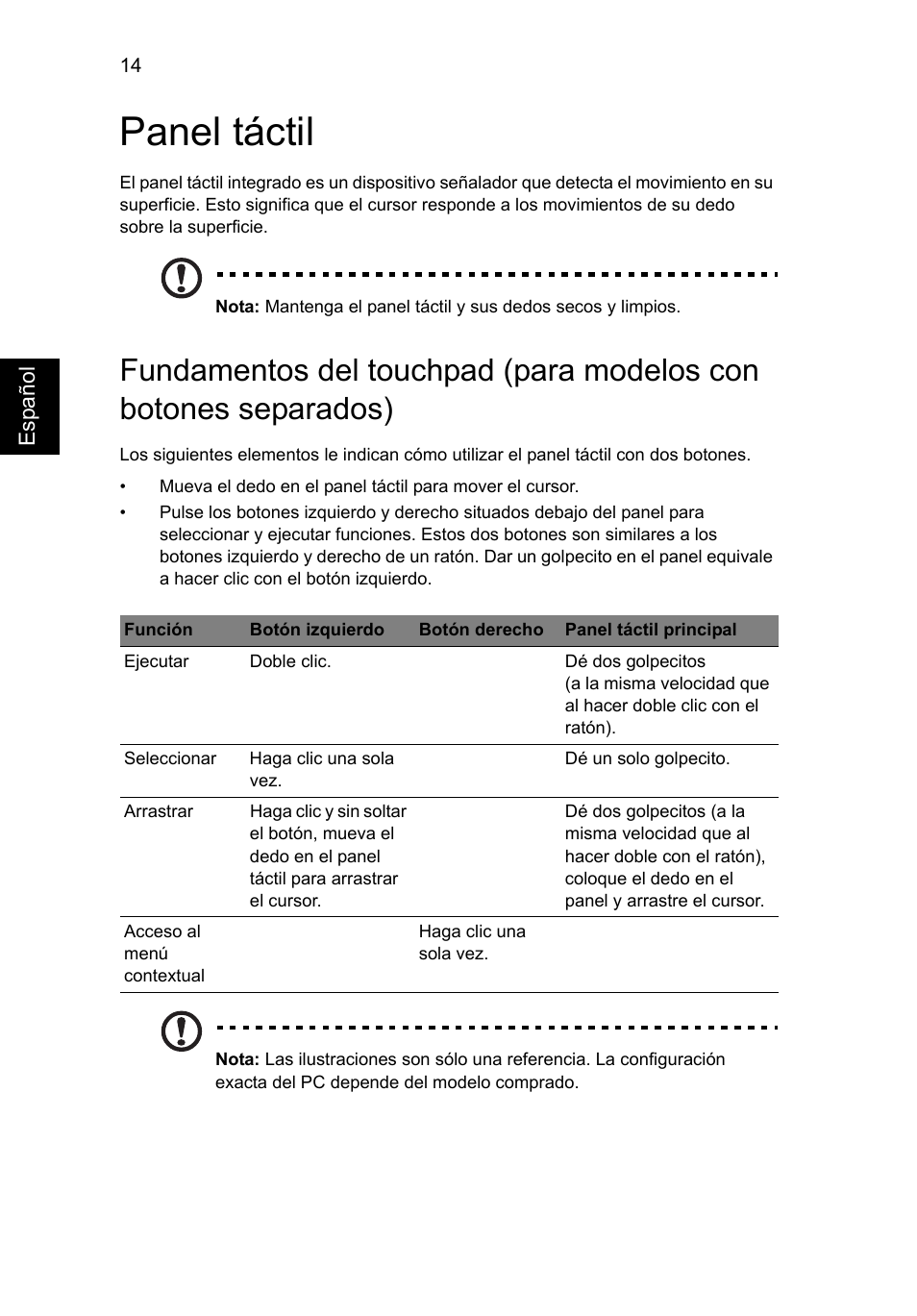 Panel táctil | Acer AO756 User Manual | Page 300 / 1836