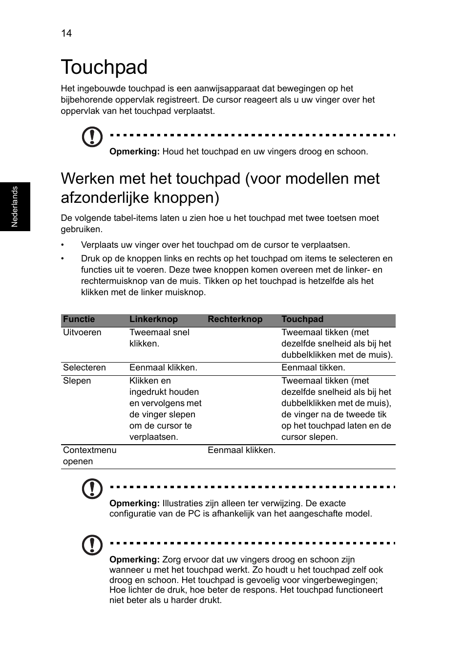 Touchpad | Acer AO756 User Manual | Page 436 / 1836