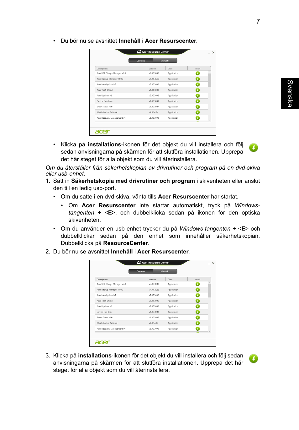 Sv enska | Acer AO756 User Manual | Page 617 / 1836